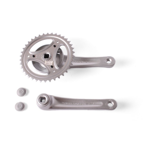 Система шатунов велосипедная Prowheel PRO-A38(92), алюминиевые, 170 мм, 38T, 9/16&amp;quot;, 1/2x1/8&amp;quot;, серебристый