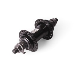 Велосипедная втулка, передняя, 140 мм, 36 отверстий, пром. подшипник, под накручивающийся тормоз, черный