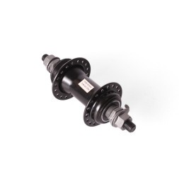 Велосипедная втулка, передняя, 140 мм, 36 отверстий, пром. подшипник, под накручивающийся тормоз, черный