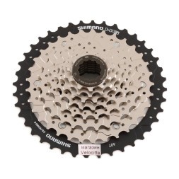 Кассета велосипедная Shimano Acera CS-HG400, 8 ск., 11-40T, черно-серебристая
