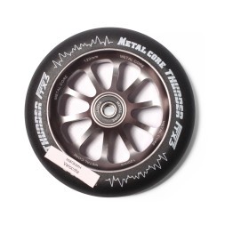 Колесо для трюкового самоката Metal Core Thunder, алюминий, 120 мм, цвет: титановый