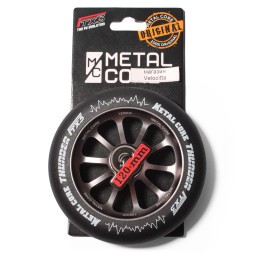 Колесо для трюкового самоката Metal Core Thunder, алюминий, 120 мм, цвет: титановый
