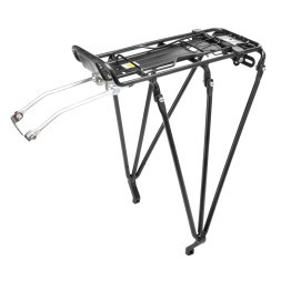 Багажник задний HS-019, 24-29&amp;quot;, алюминий, под дисковый тормоз, разборный, с прижимной лапкой, до 25 кг