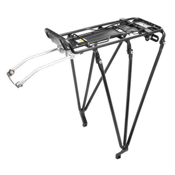 Багажник задний HS-019, 24-29&amp;quot;, алюминий, под дисковый тормоз, разборный, с прижимной лапкой, до 25 кг