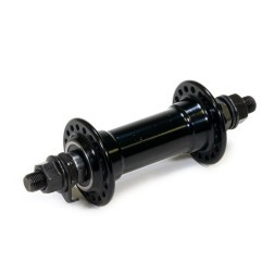 Втулка велосипедная Wang Zheng WZ-A201FB black, передняя, ось 3/8&amp;quot;х100x140 мм, под V-b, на гайках, 36 отверстий,  алюминиевая, промподшипники, Black