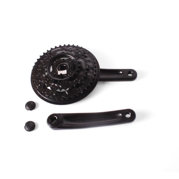 Система шатунов Prowheel TC-CQ01, алюминиевые шатуны 170 мм, 42x32x22T, SQR, 9/16, черный