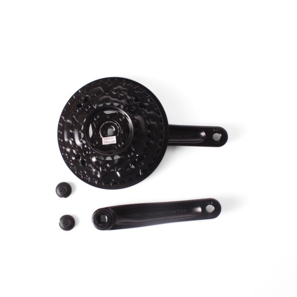 Система шатунов Prowheel TC-CQ01, алюминиевые шатуны 170 мм, 42x32x22T, SQR, 9/16, черный