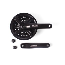 Система шатунов Prowheel TC-CQ01, алюминиевые шатуны 170 мм, 42x32x22T, SQR, 9/16, черный