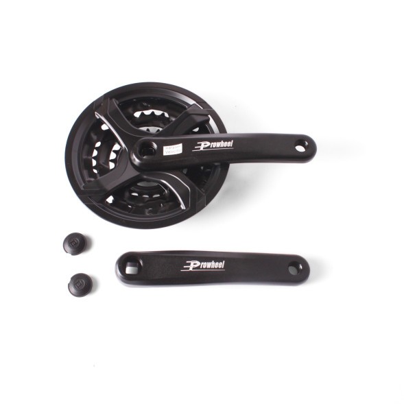 Система шатунов Prowheel TC-CQ01, алюминиевые шатуны 170 мм, 42x32x22T, SQR, 9/16, черный