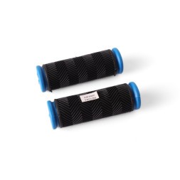 Грипсы велосипедные, 90 мм, резина, синий