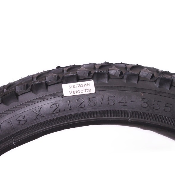 Покрышка велосипедная Chaoyang 18&amp;quot;х2.125 (54-355), Н-518, черная