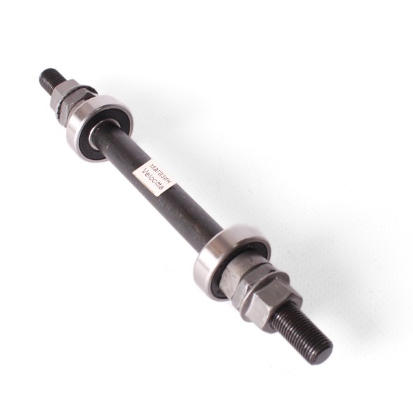 Ось велосипедная Shunfeng, задняя, 3/8&amp;quot;x175 мм, сталь, с промподшипником (6000)