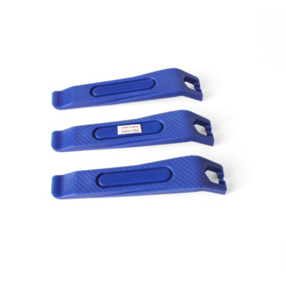 Монтажка пластиковая велосипедная Kenli KL-9720C, набор по 3 шт, большие, цветные