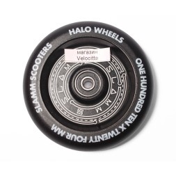Колесо для самоката Slamm Scooters Halo Deep Dish, алюминий, 110 мм, черный