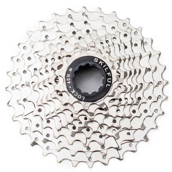 Кассета Saiguan CS-901-32, 9 передач, 11-32 зубов, Chrome-Plated, серебро, без уп.