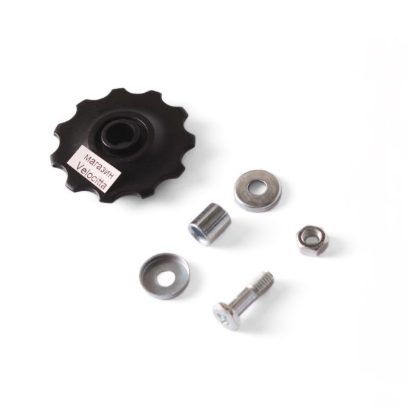 Ролик заднего переключателя Kenli KL-4012A, пластик, 11T, 17x9x5 мм, черный