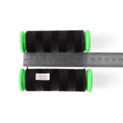 Грипсы велосипедные, 90 мм, резиновые, зеленые