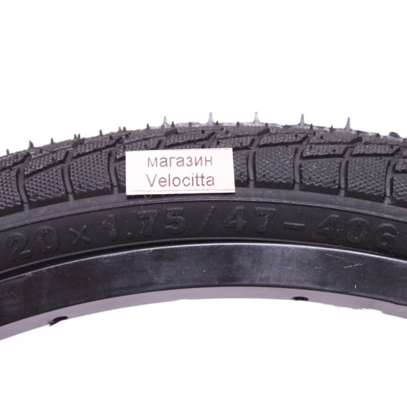 Велопокрышка Chaoyang 20&amp;quot;х1.75 (47-406), Н-537, черный