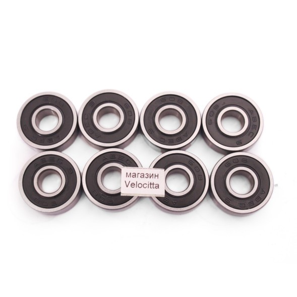 Набор для самокатов Enuff, Abec 9 (608), черный, 8 шт.