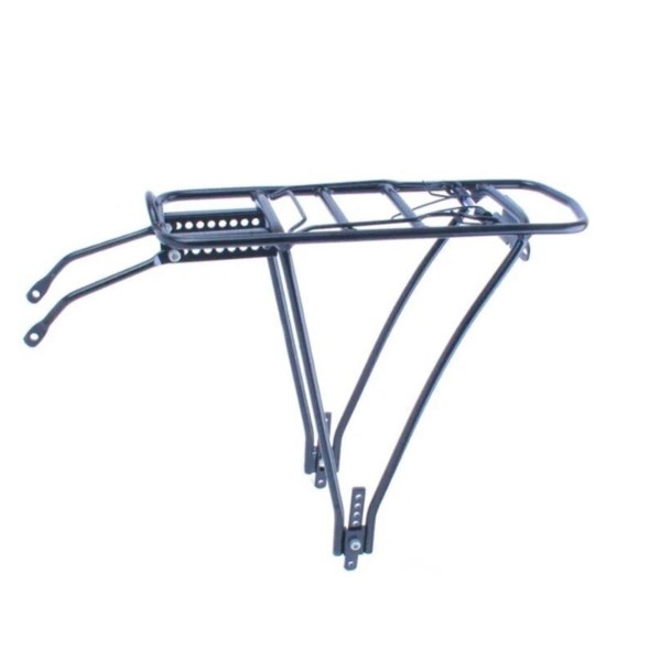 Багажник велосипедный Meet GD25-620, 26-29&amp;quot;, задний, алюминий, регулируемый по высоте, с прижимной лапкой, до 25 кг, Black