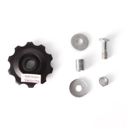 Ролик для велосипеда Kenli, пластик, переключателя 10T, черный