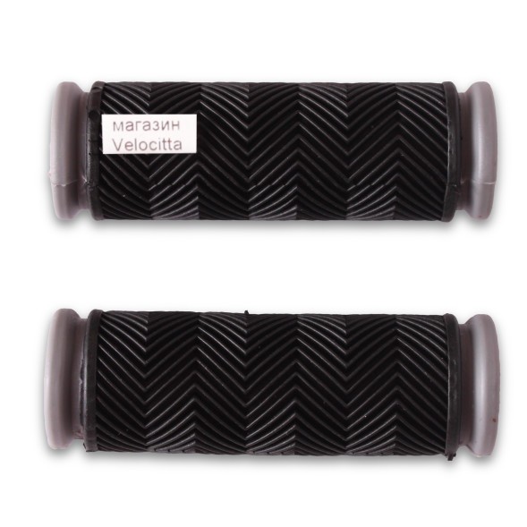 Ручки на руль для велосипеда, 90 мм, серые