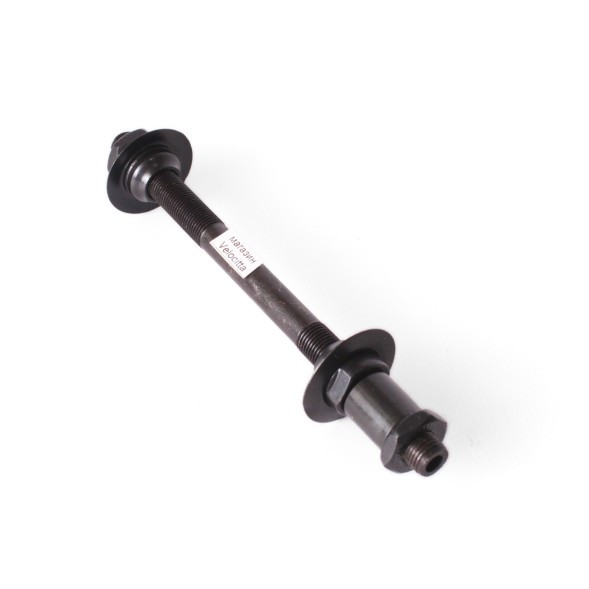 Ось велосипедная Shunfeng, задняя, 3/8&amp;quot;x145 мм, сталь, под эксцентрик, с конусами, пыльники