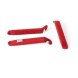 Монтировки велосипедные Bike Hand YC-311-3С, пластик/нейлон, комплект 3 шт, красный