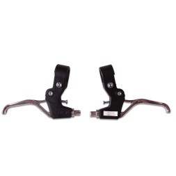 Ручки тормозные Sypo, под 3 пальца, алюминий/пластик, пара