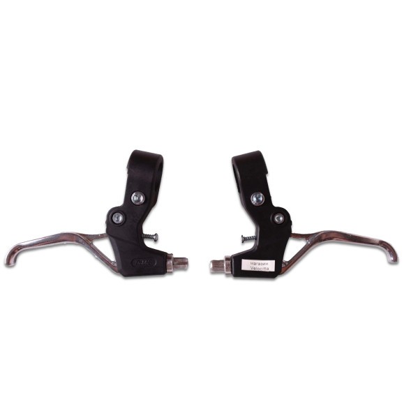 Ручки тормозные Sypo, под 3 пальца, алюминий/пластик, пара