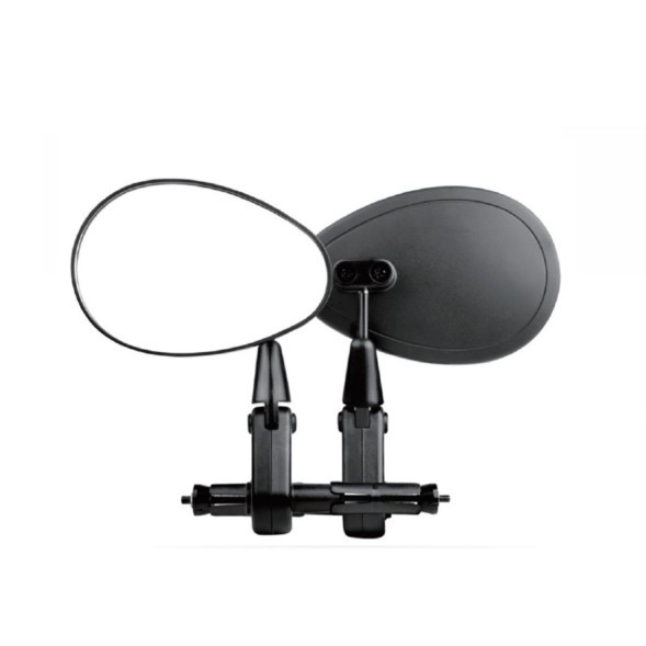 Зеркало велосипедное EasyDo RM-09-ED-3306-1(left), в торец руля 17-24.5 мм, прямое, складное, 80х115 мм, пластик, Box