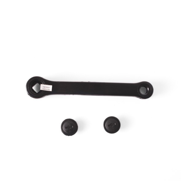 Шатун левый, 170 мм, &amp;quot;спортивный&amp;quot;, под ромб, в пластиковом защитном кожухе, черный