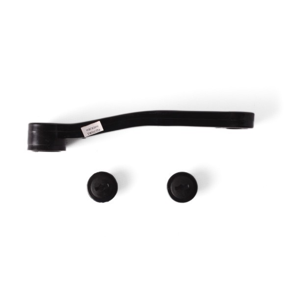 Шатун левый, 170 мм, &amp;quot;спортивный&amp;quot;, под ромб, в пластиковом защитном кожухе, черный