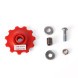 Ролик заднего переключателя Kenli, 10T, пластик, красный