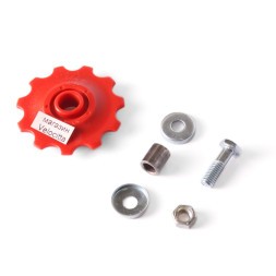 Ролик заднего переключателя Kenli, 10T, пластик, красный