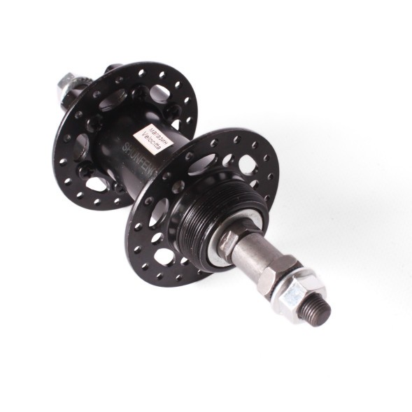 Втулка велосипедная Shunfeng, задняя, 170 мм, 36 отверстий, под диск (6 болтов), на гайках, черный