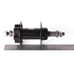 Втулка велосипедная Shunfeng, задняя, 170 мм, 36 отверстий, под диск (6 болтов), на гайках, черный