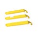 Монтировки велосипедные Bike Hand YC-311-3С, пластик/нейлон, комплект 3 шт, желтый