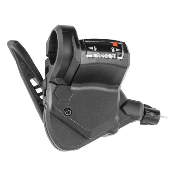Манетка/шифтер велосипедный Microshift TS38-8R, правый, 8 скор., черный