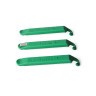 Монтировки велосипедные Bike Hand YC-311-3С, пластик/нейлон, комплект 3 шт, зеленый