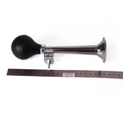 Сигнал звуковой Joy Kie 84B-01 (дудка), прямой, пневматический, Ø 53х205 мм, резиновая груша, хром