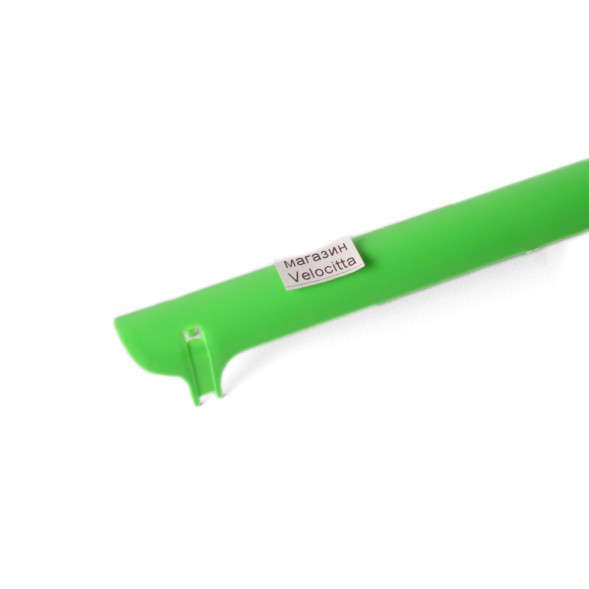 Накладка на перо рамы VXM, 225х20 мм, пластик, на хомутах, зеленый