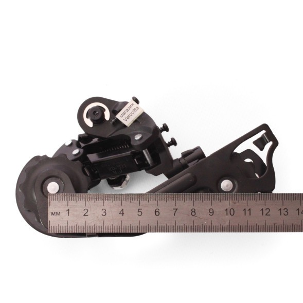 Переключатель велосипедный MicroShift RD-M21L, задний, SGS, 2/3x6/7 speed, крепление на болт, Black