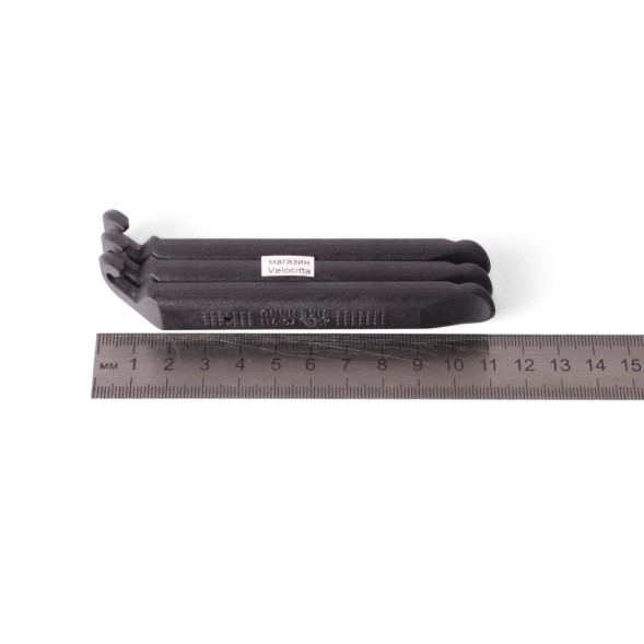 Монтировки велосипедные Bike Hand YC-311-3С, пластик/нейлон, комплект 3 шт, черный