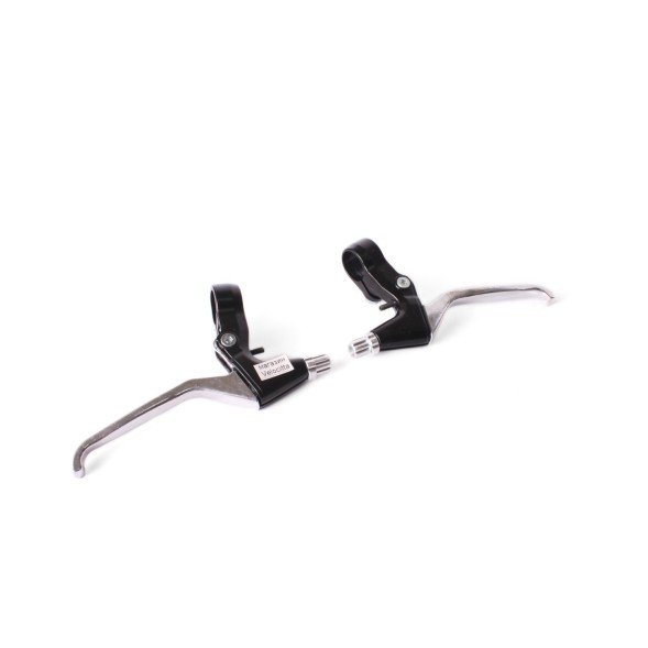 Велоручки ручки тормозные BLF, V-брэйк, 4 пальца, алюминий