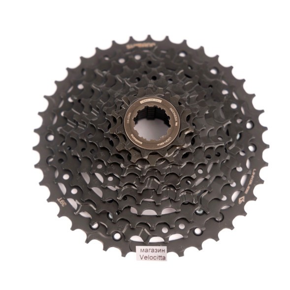 Кассета Shimano Cues LG300-10, Linkglide, 10 ск., 11-39T, black