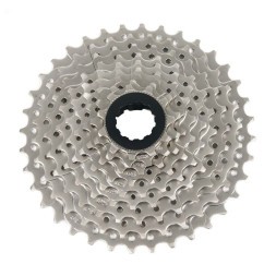Кассета велосипедная L-TWOO CS-A5, 9 скоростей, 11-36T, Chrome-Plated, A5, серебристая
