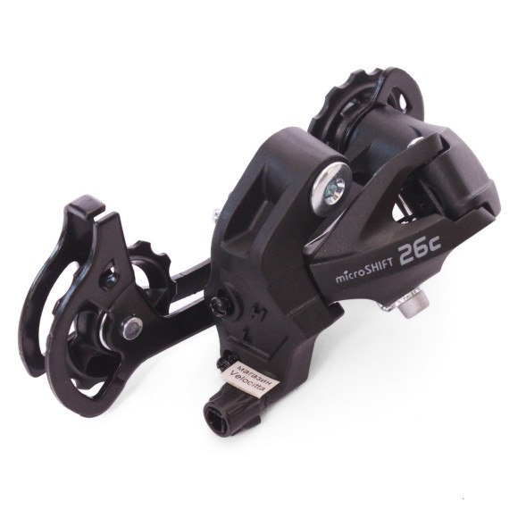 Переключатель задний MicroShift RD-M26CL, SGS, 2/3x6/7 ск., крепление на болт, б/уп.