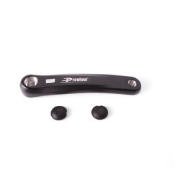 Шатун велосипедный Prowheel C00Q, левый, 170 мм, под ромб, алюминий AL-6061-T6, резьба 9/16", черный