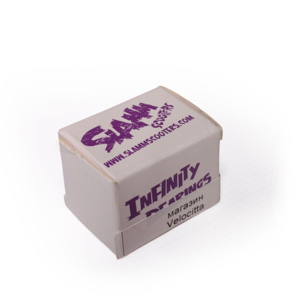 Набор подшипников Slamm Scooters Infinity, для самокатов, скейтбордов, роликов, Abec 7, фиолетовый, 4 шт.
